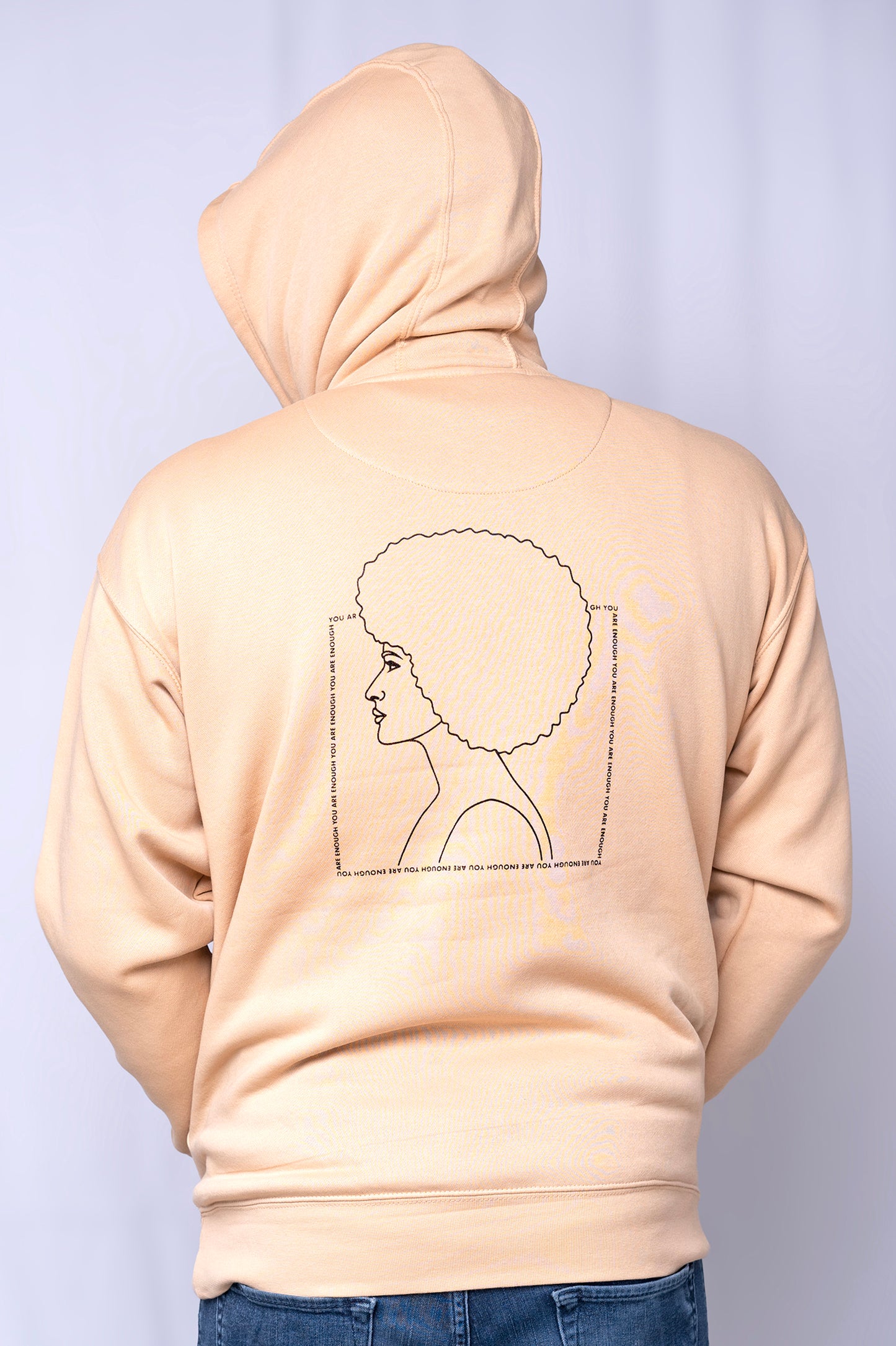 You Are Enough – Afro Hoodie