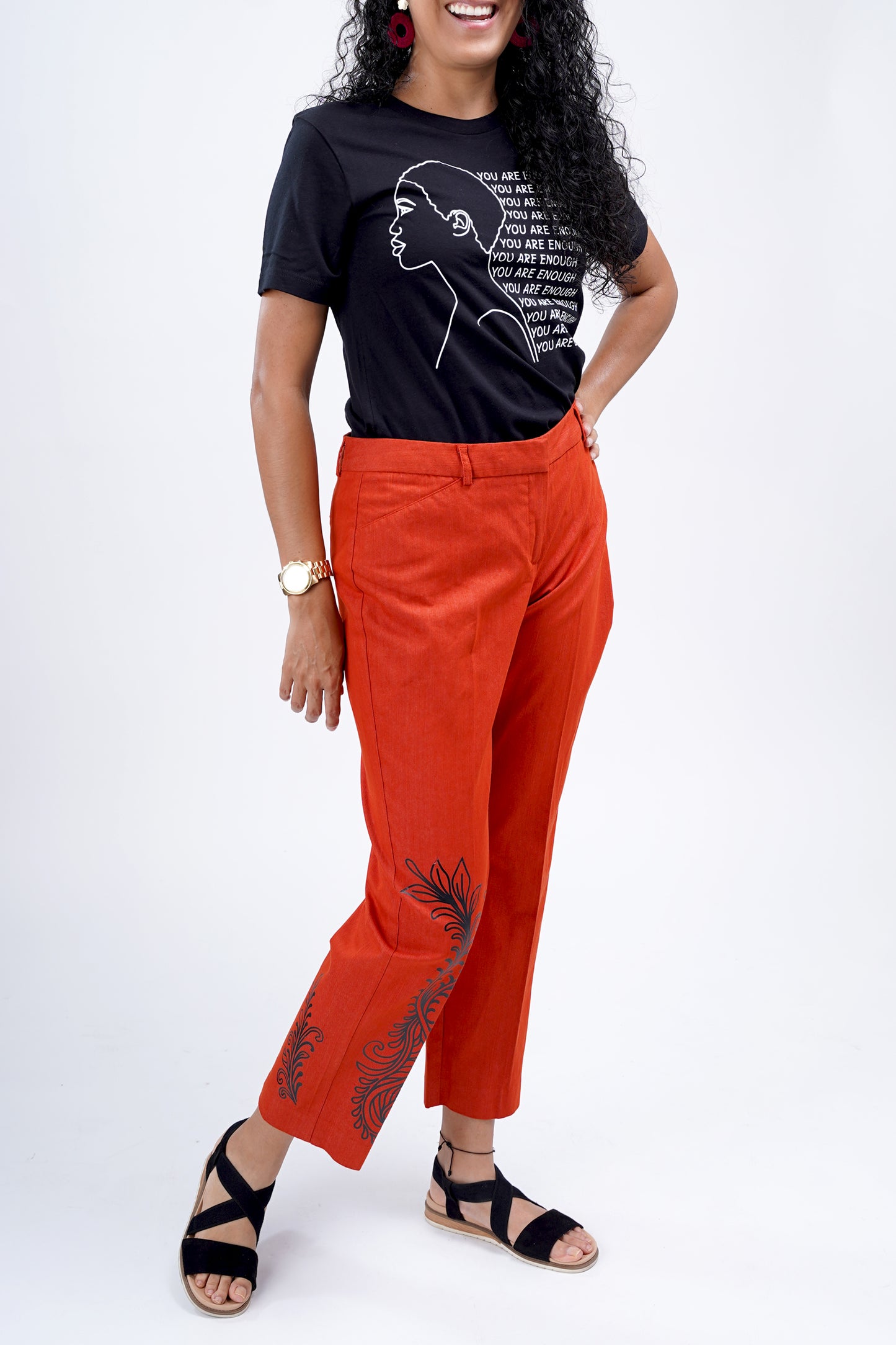Orange Pants