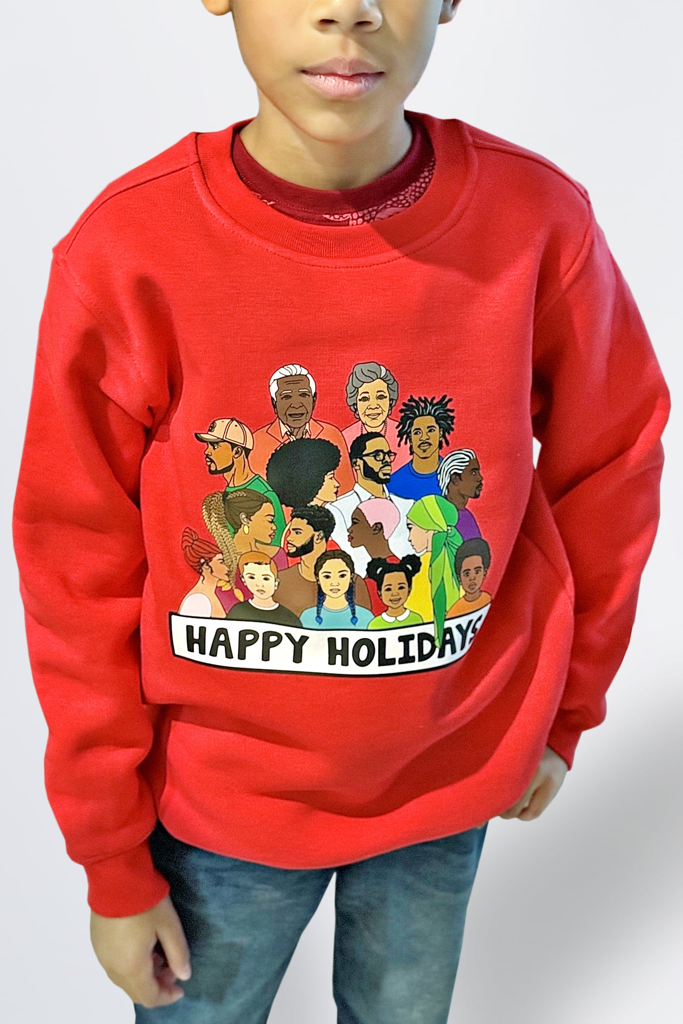 Happy Holidays Kids Sweatshirt