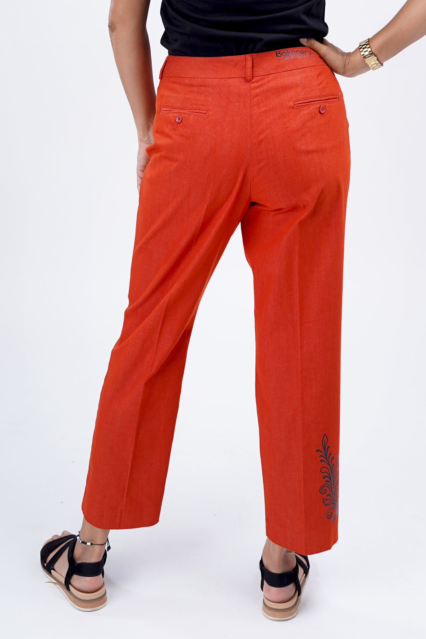 Orange Pants
