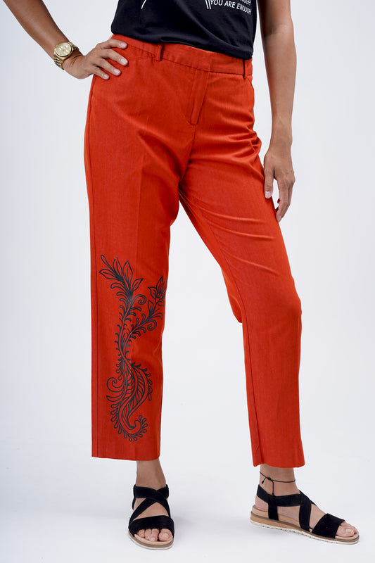 Orange Pants