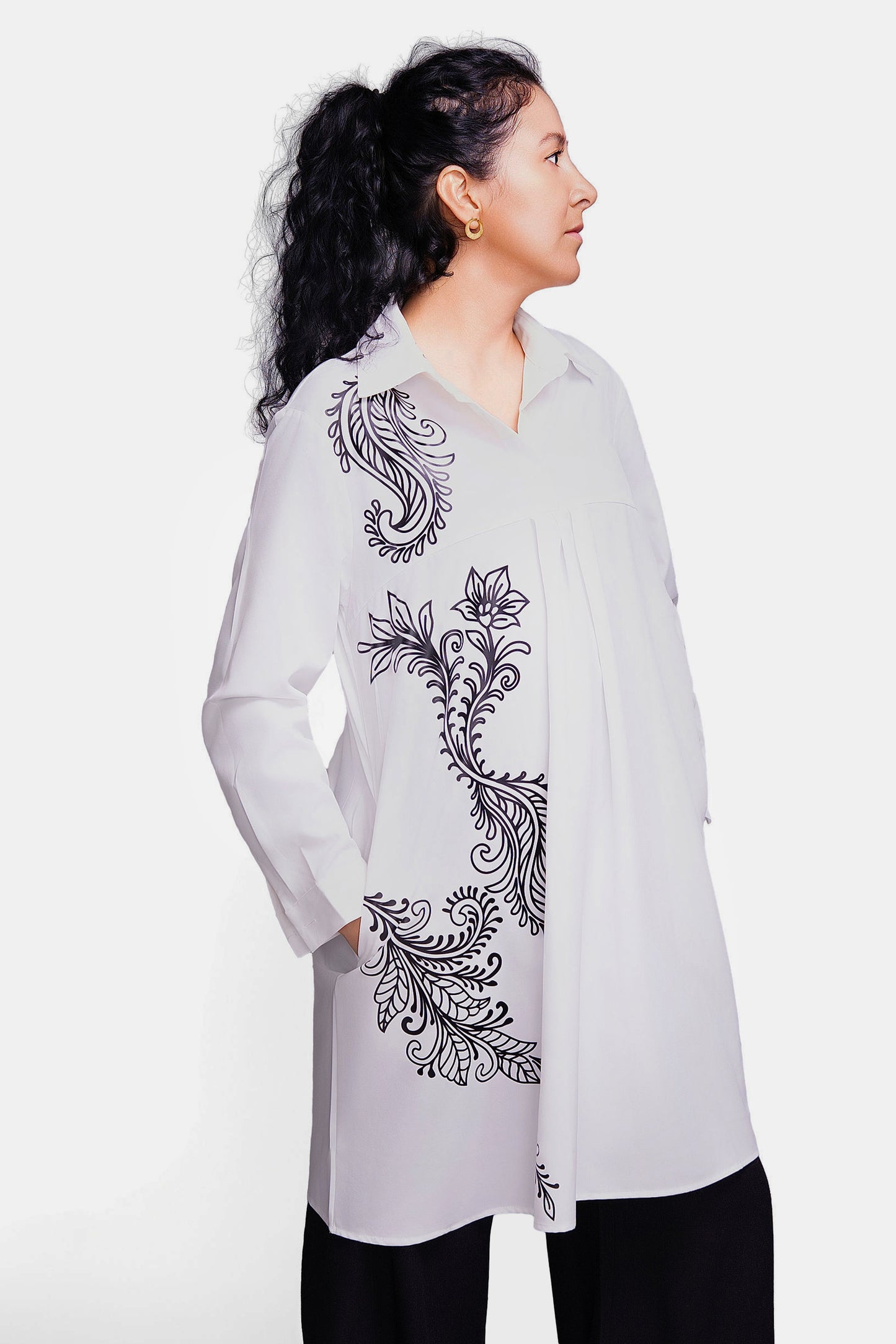 White Shirt Dress